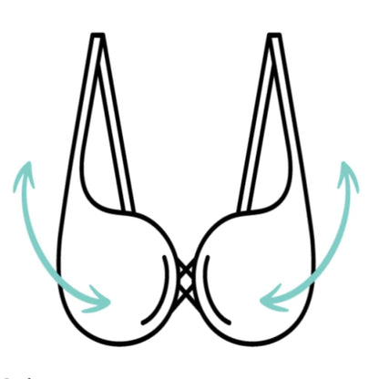 Full coverage wireless bra